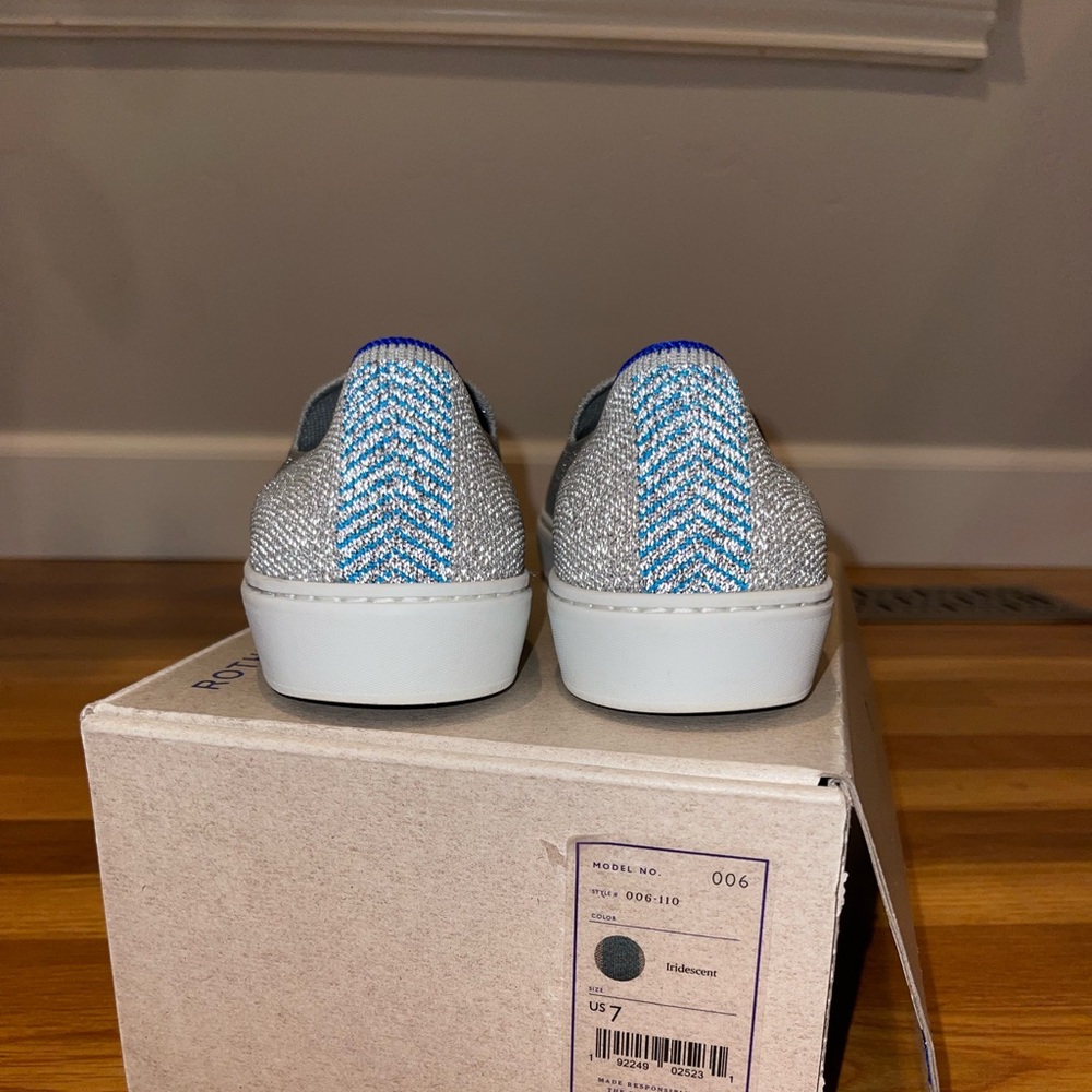 Iridescent sneakers. Size 7.  Rare